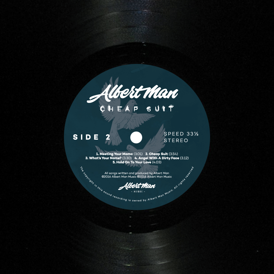 CCheap Suit vinyl sticker side 2 design